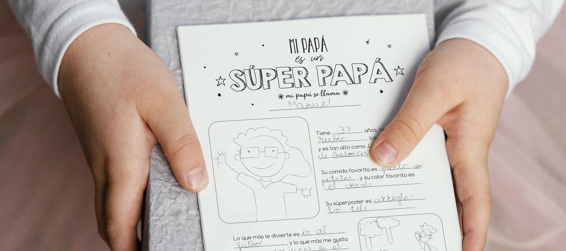 día del padre dibujos gratis