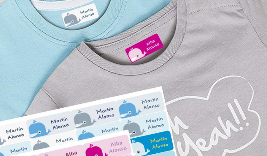 Etiquetas marcar ropa personalizadas Nicolasito