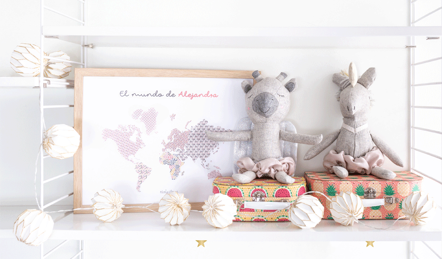 Guirnalda de Luz Origami Redonda Nicolasito