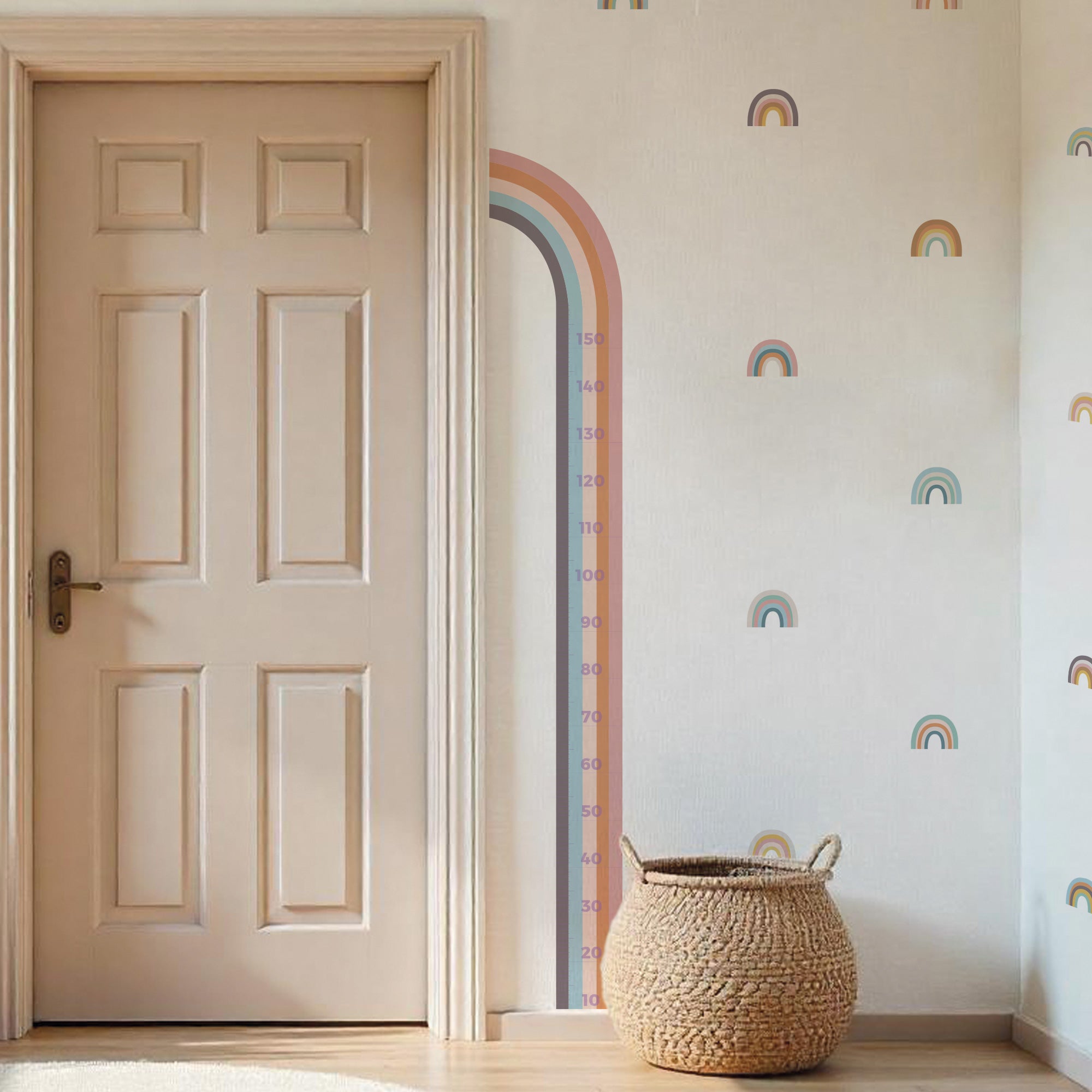 comprar vinilo decorativo medidor en forma de arcoiris para la pared de color sunser #color_Sunset