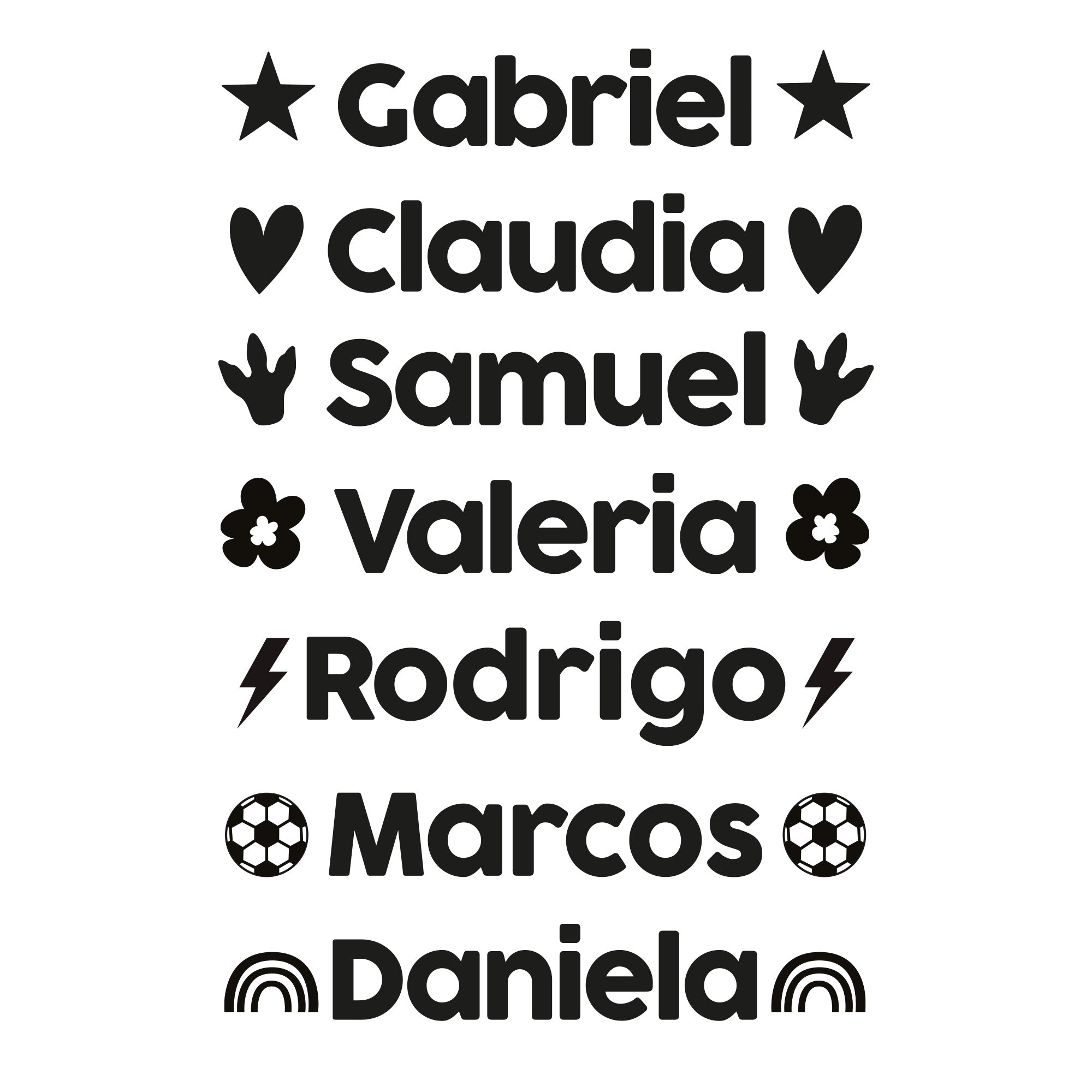 Detalle de nombres personalizados para Portabocadillos reutilizables para niño/a con nombre personalizado y diseño infantil - Nicolasito.es