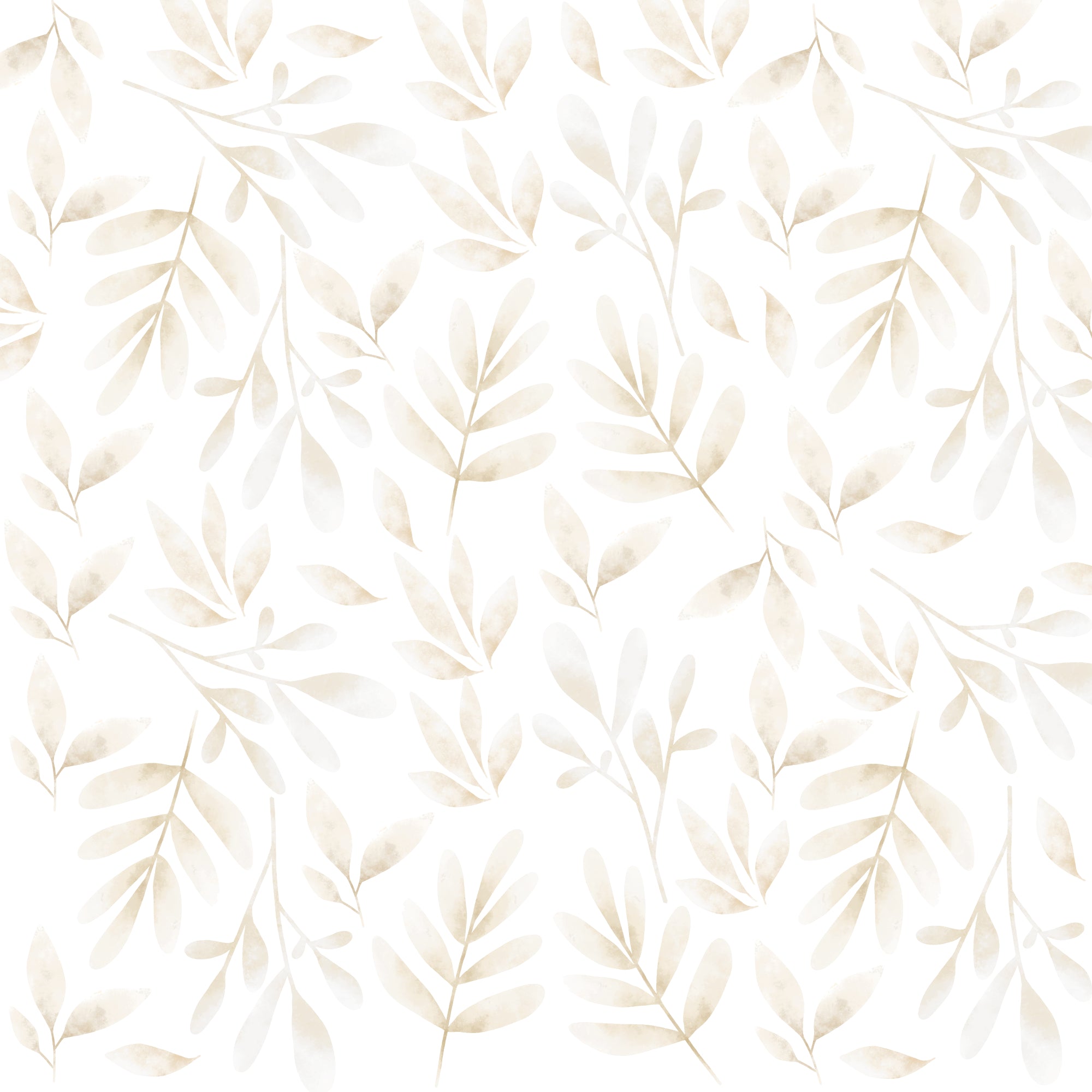 plantas mini acuarela efecto papel pintado. Nicolasito.es #color_plantas-acuarela-hueso