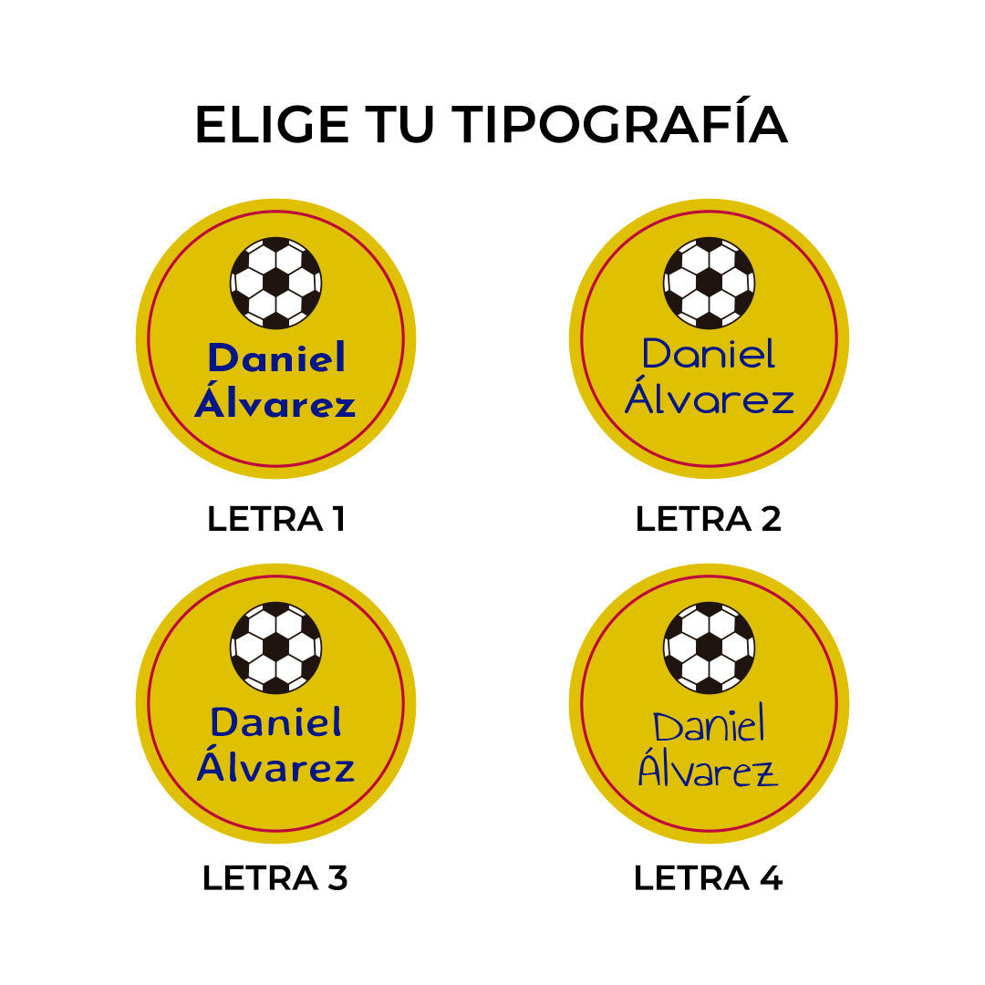 Opciones de letra para pegatinas de zapatos personalizadas con diseño de fútbol Barcelona - Nicolasito.es #Deporte_Fútbol BarÇa
