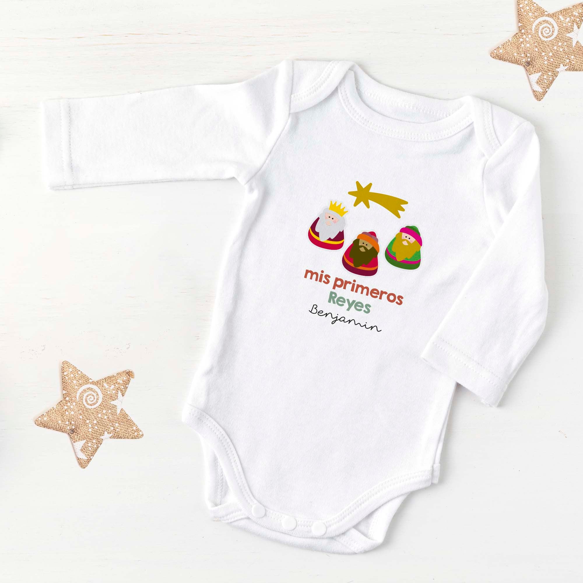 Regalos Personalizados Regalo Reyes Bebe Meses Body Infantil Reyes