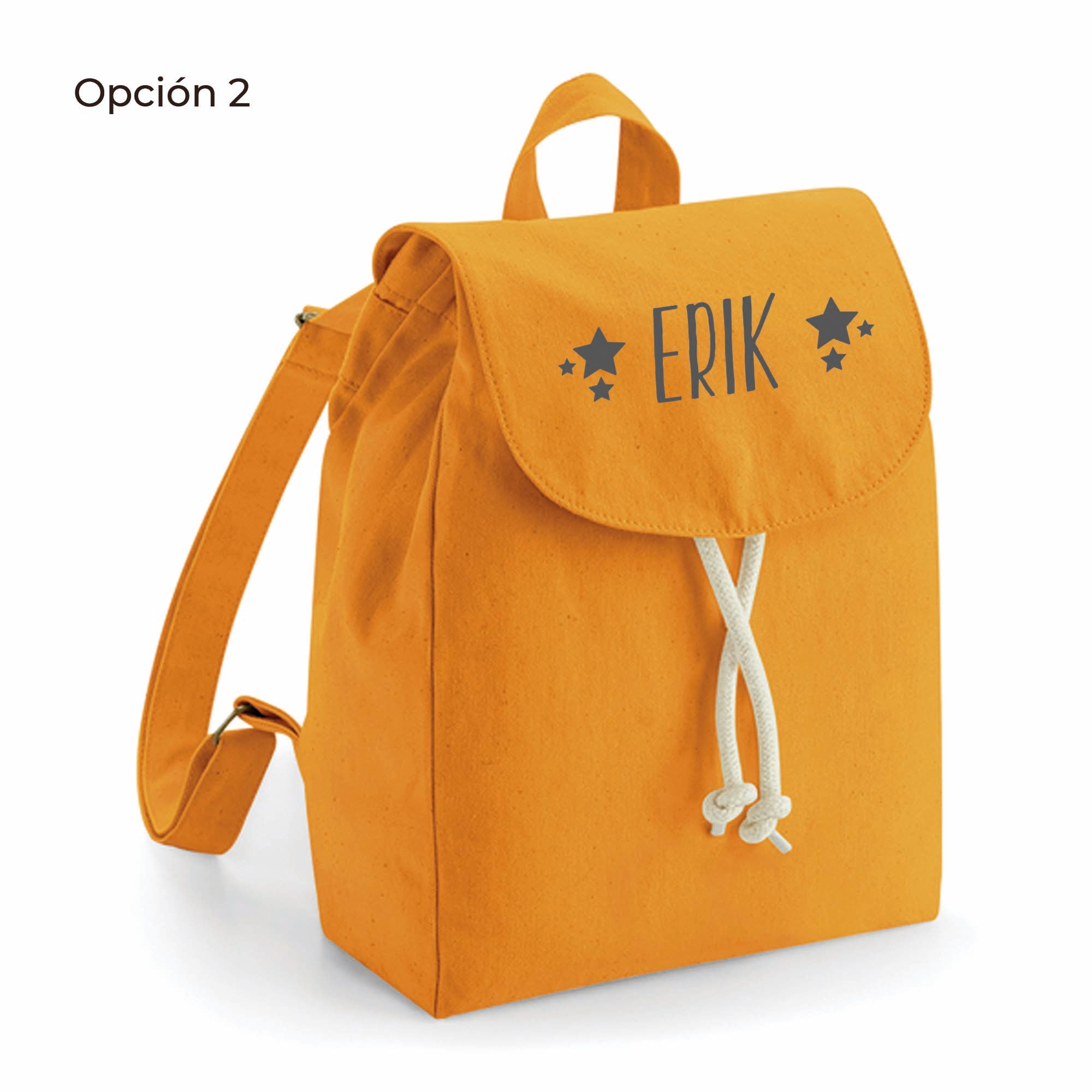 comprar mochila personalizada con nombre #color_Mochila-mostaza