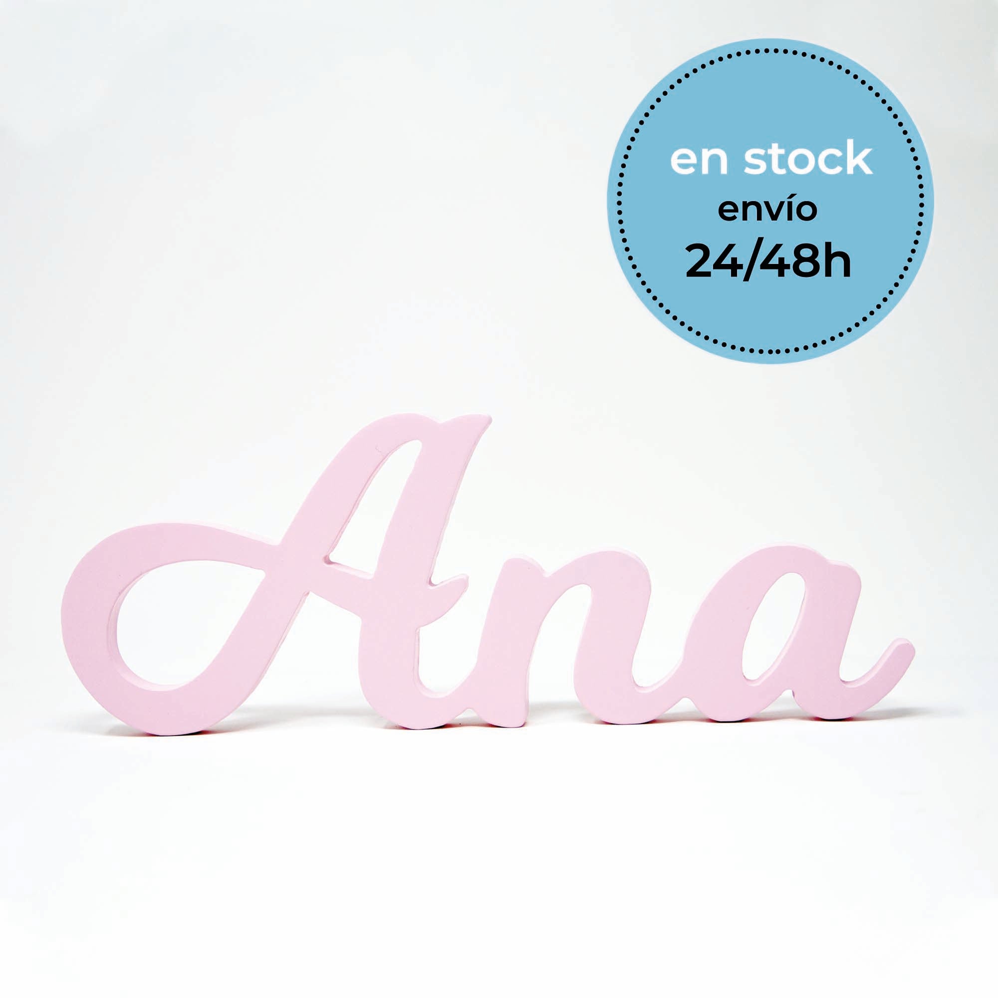 comprar nombre infantil personalizado ana en color rosa