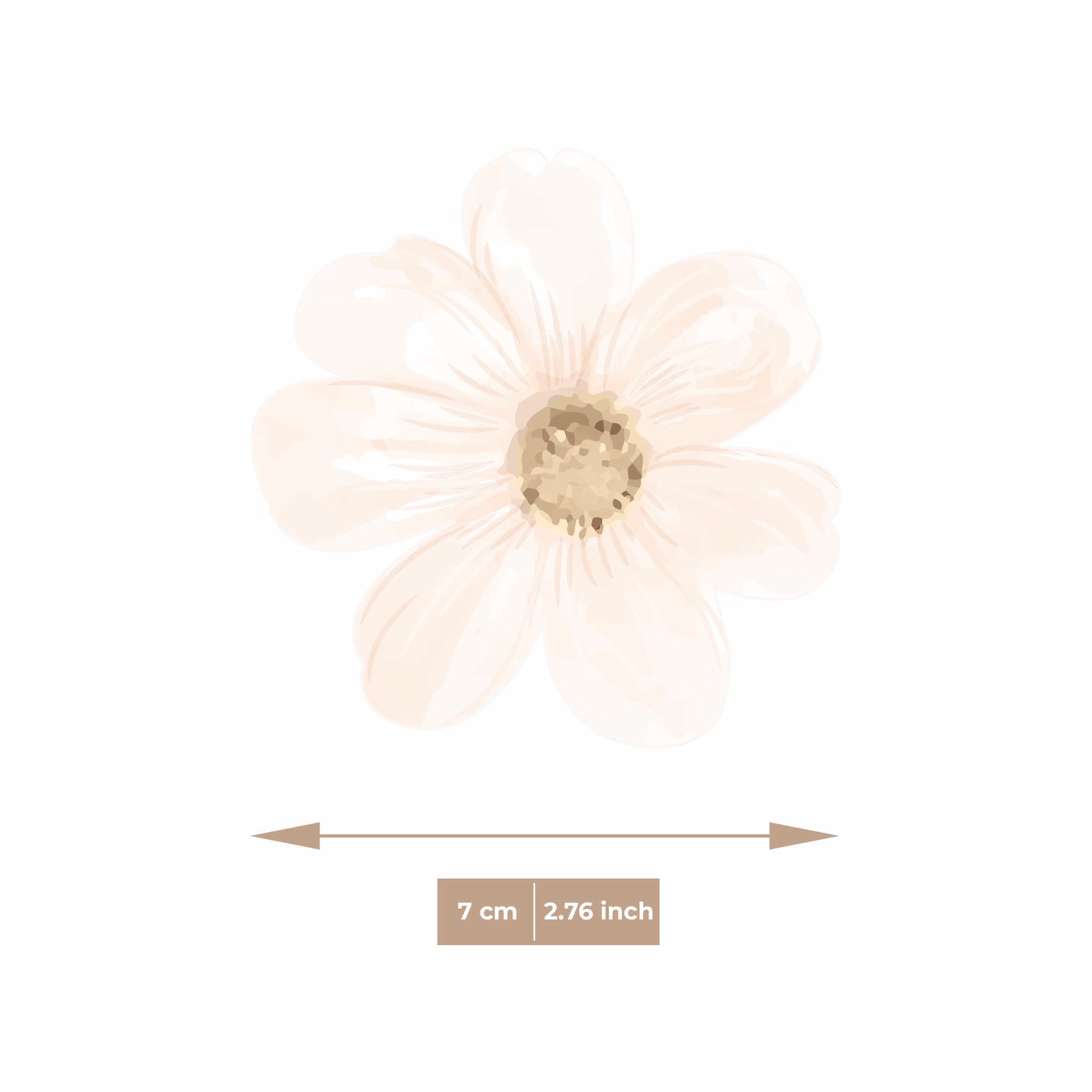 comprar vinilo decorativo para el hogar con diseño flores margarita