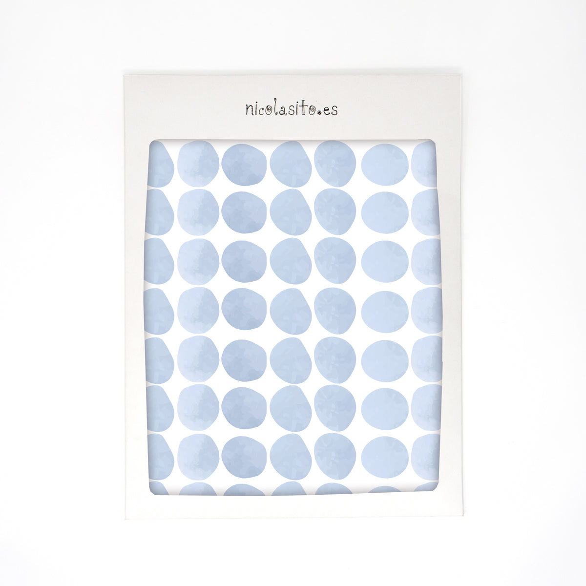 Pack de 63 vinilos decorativos topos redondos en tonos pastel. Color azul. Nicolasito.es
#color_topitos-azules