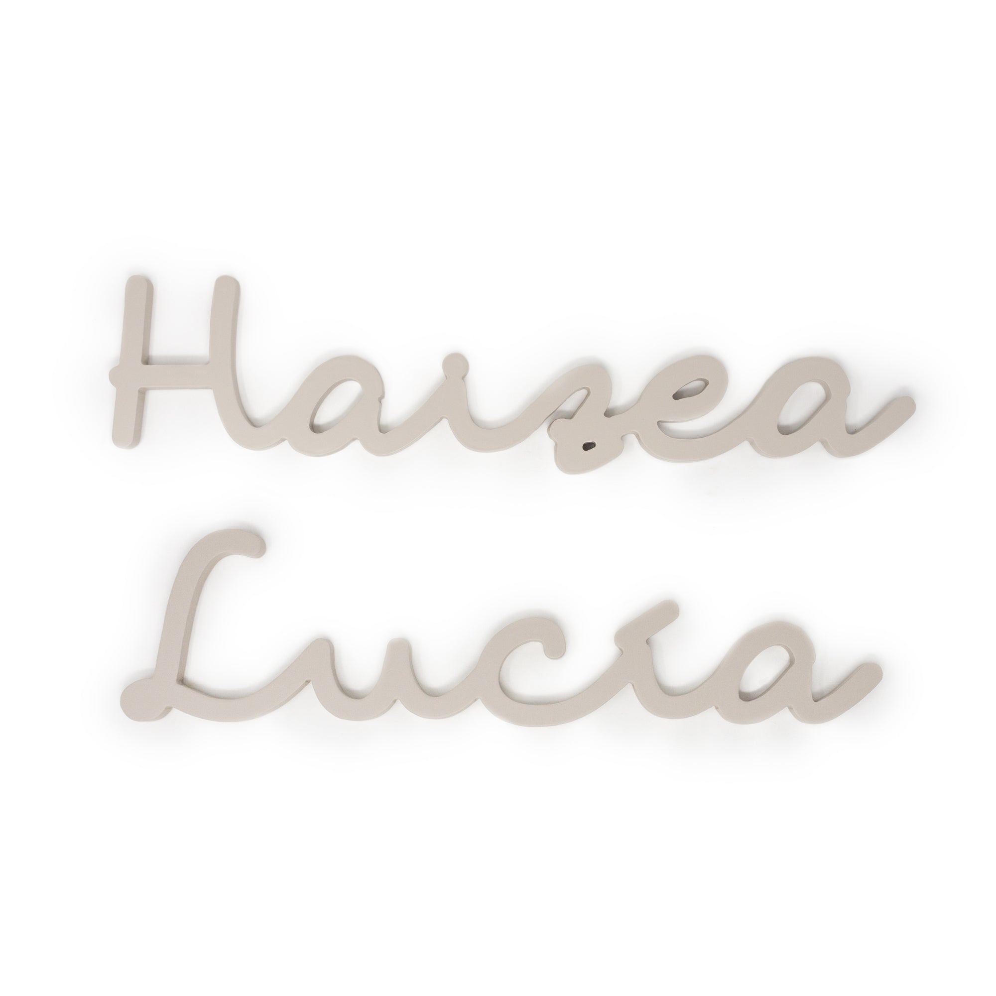 Nombre de madera Nicolasito www.nicolasito.es #color_Arena
