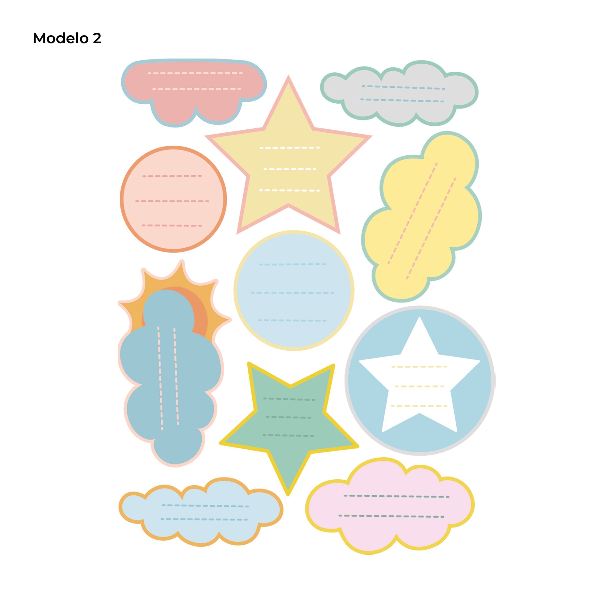 Comprar pegatinas para medidores infantiles de pared nicolasito #modelo_Modelo 2