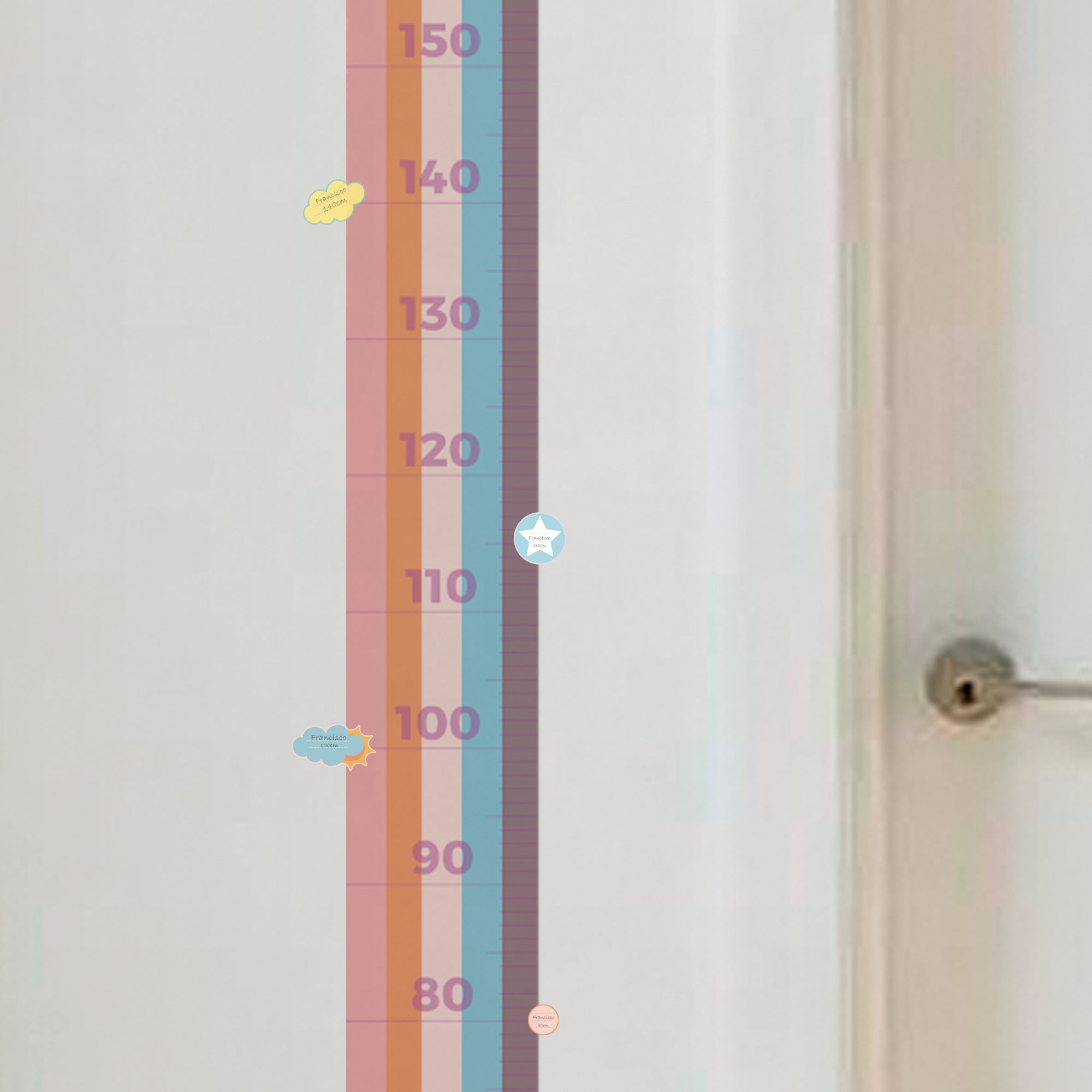 Comprar pegatinas para medidores infantiles de pared nicolasito #modelo_Modelo 2