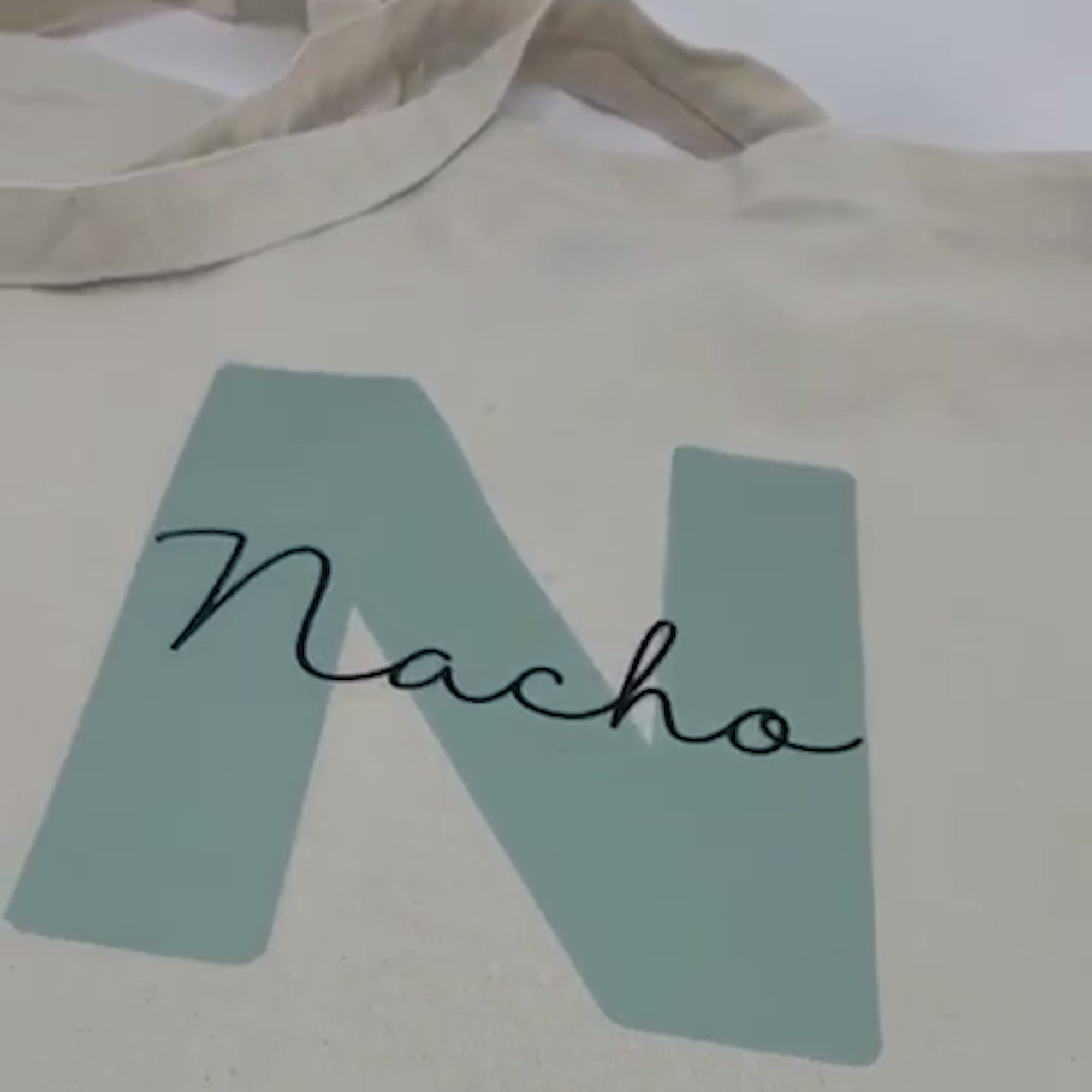 Bolsa Vacaciones Personalizada Nombre Inicial