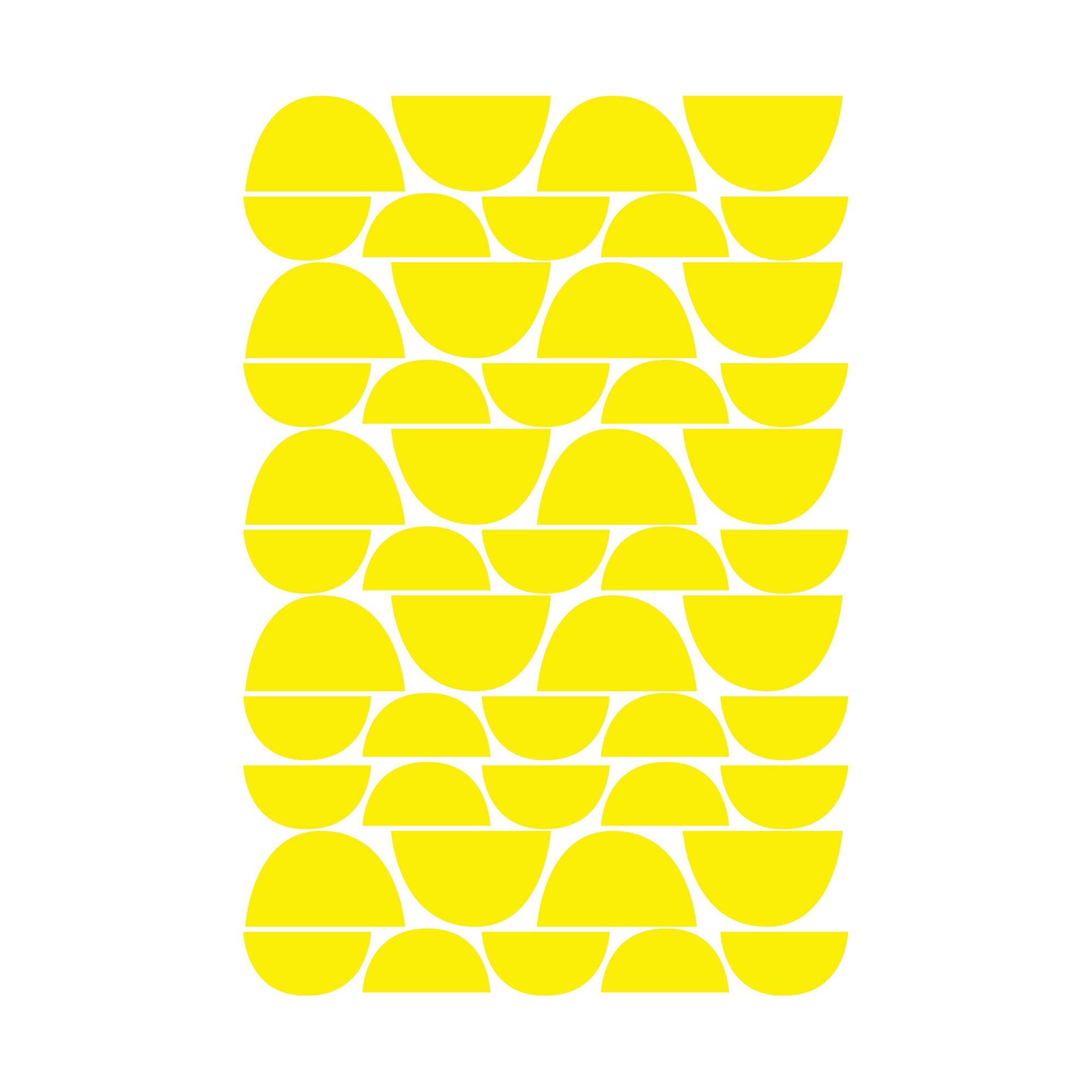 Vinilo decorativo de pared infantil en forma de mini medias Lunas en color amarillo - Nicolasito.es #color_Amarillo