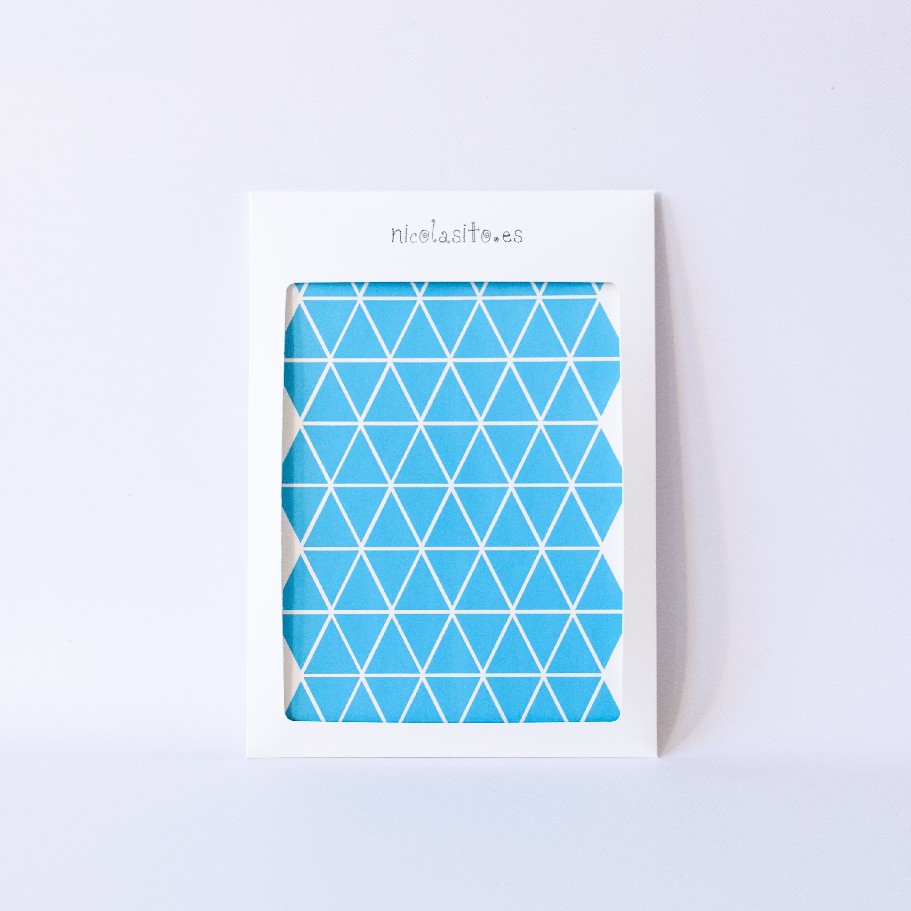 vinilo mini triángulos #color_Azul