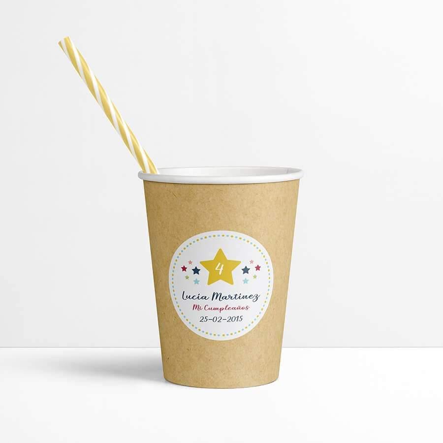 Adhesivos Estrellas Cumpleaños