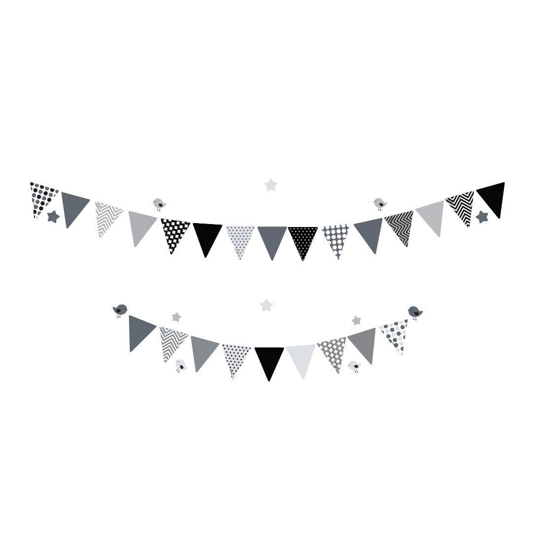 Ideas fiestas infantiles halloween vinilo banderines negro reutilizable - Nicolasito.es