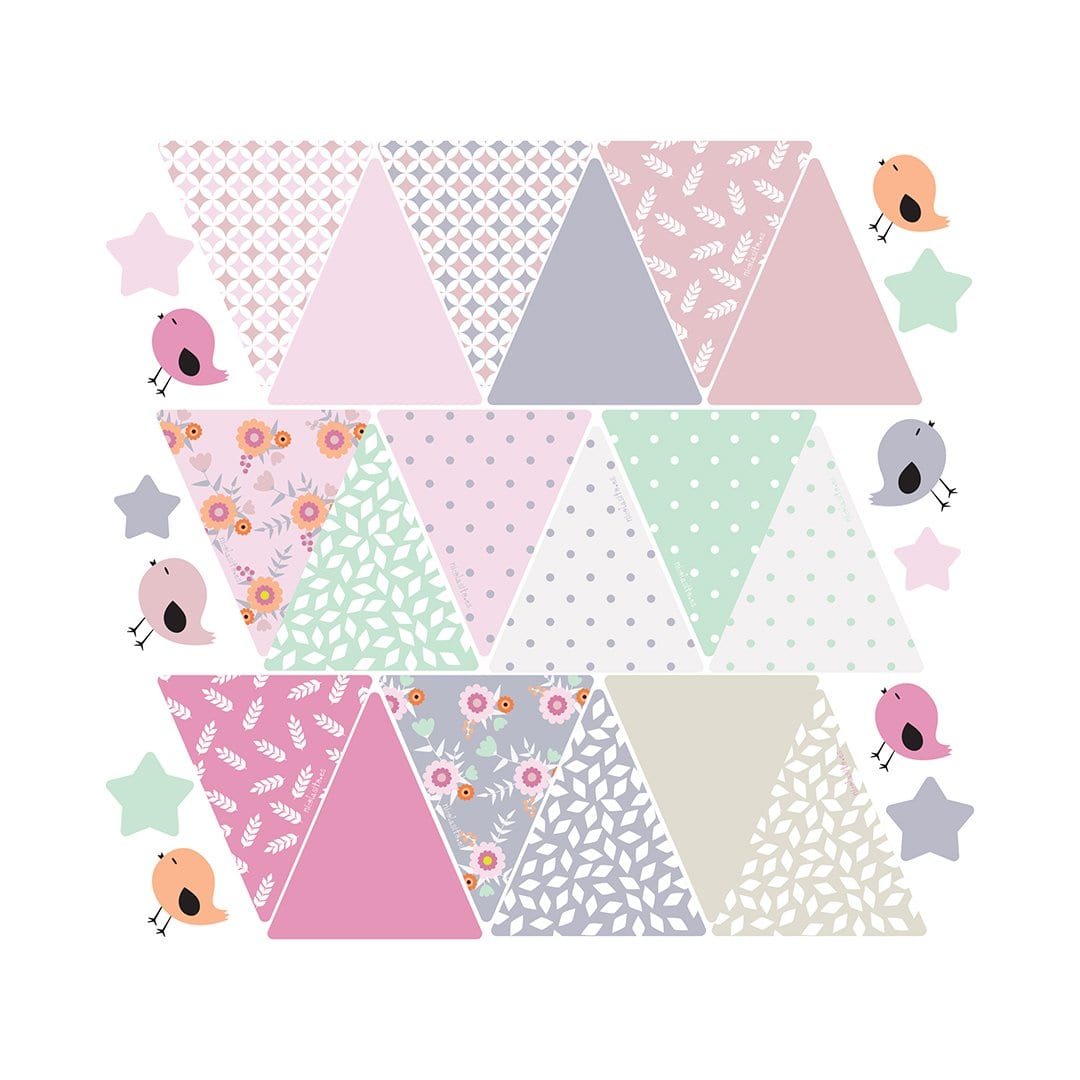 Comprar vinilo banderines reutilizables rosa