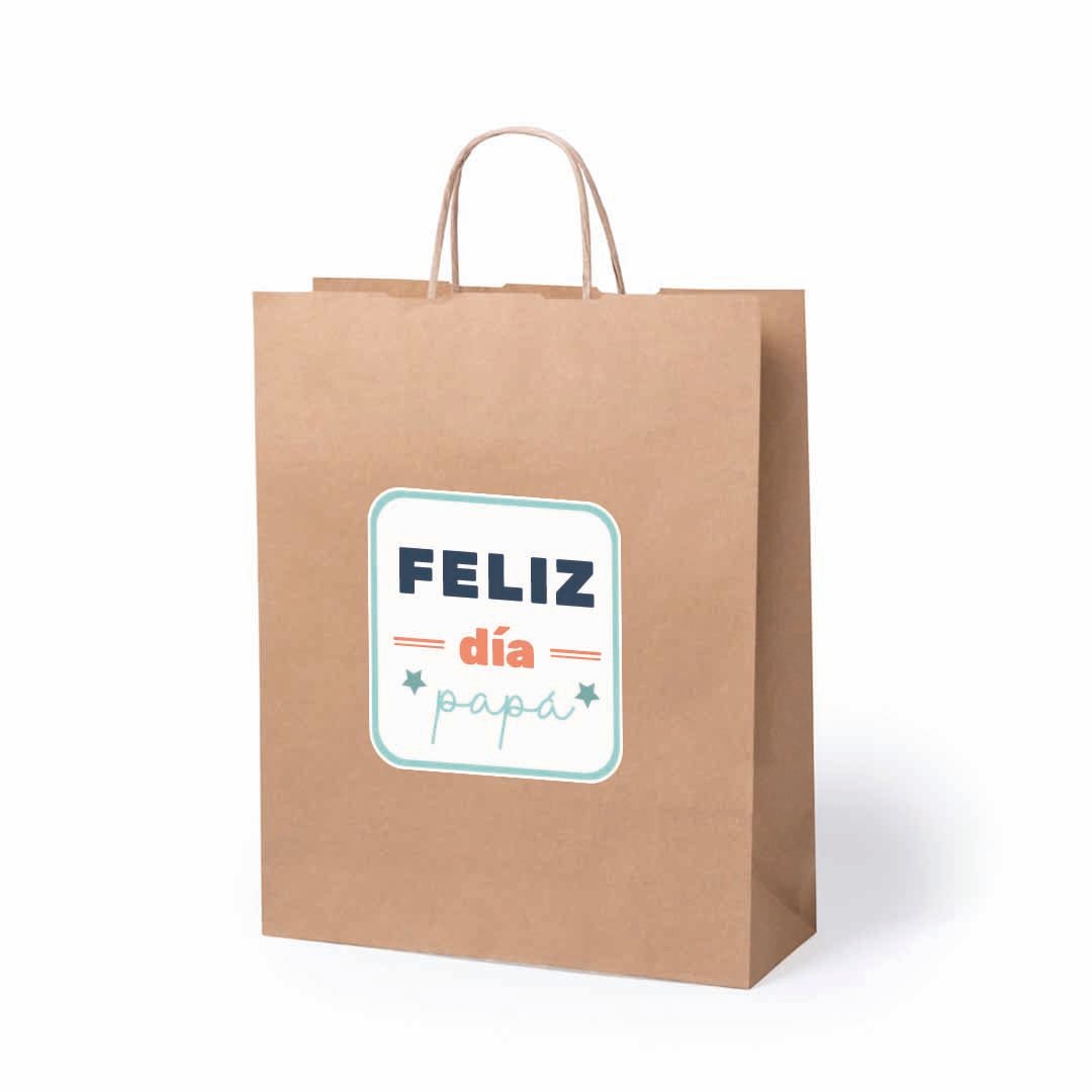 Bolsa grande para regalar a papá el día del padre