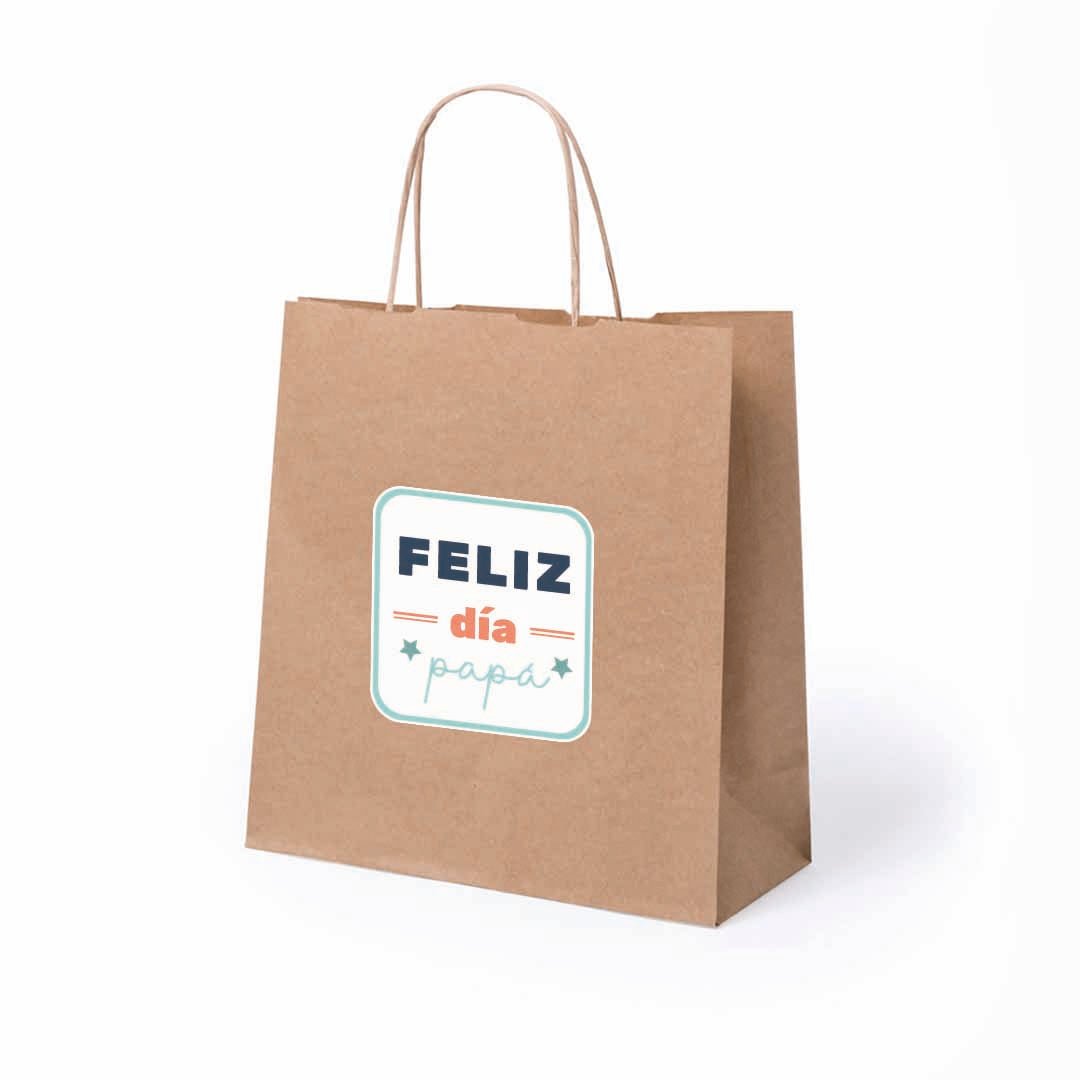 Bolsa pequeña para regalar a papá el día del padre