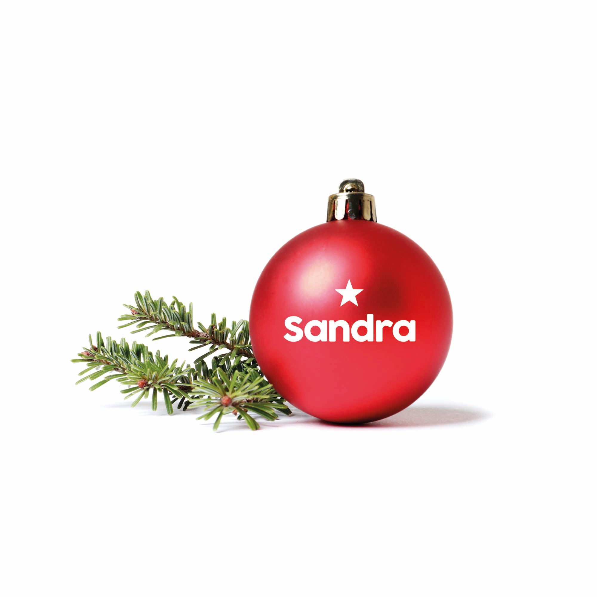 Bola de Navidad personalizada lista para regalar. Detalle navideño único y especial - Nicolasito.es #modelo_Mate