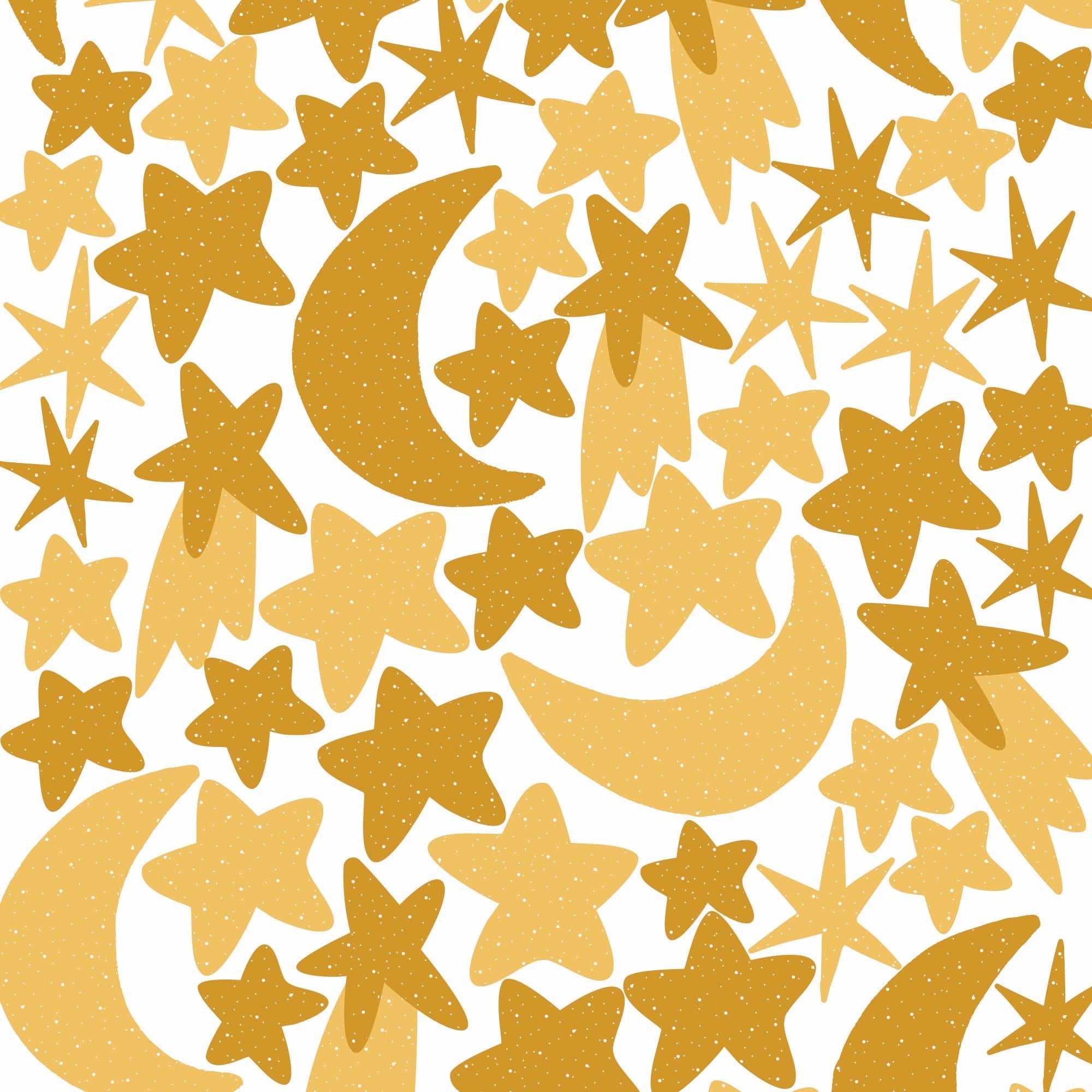 Comprar vinilo decorativo para dormitorios infantiles estrellas y lunas arena #color_estrellas-y-lunas-arena