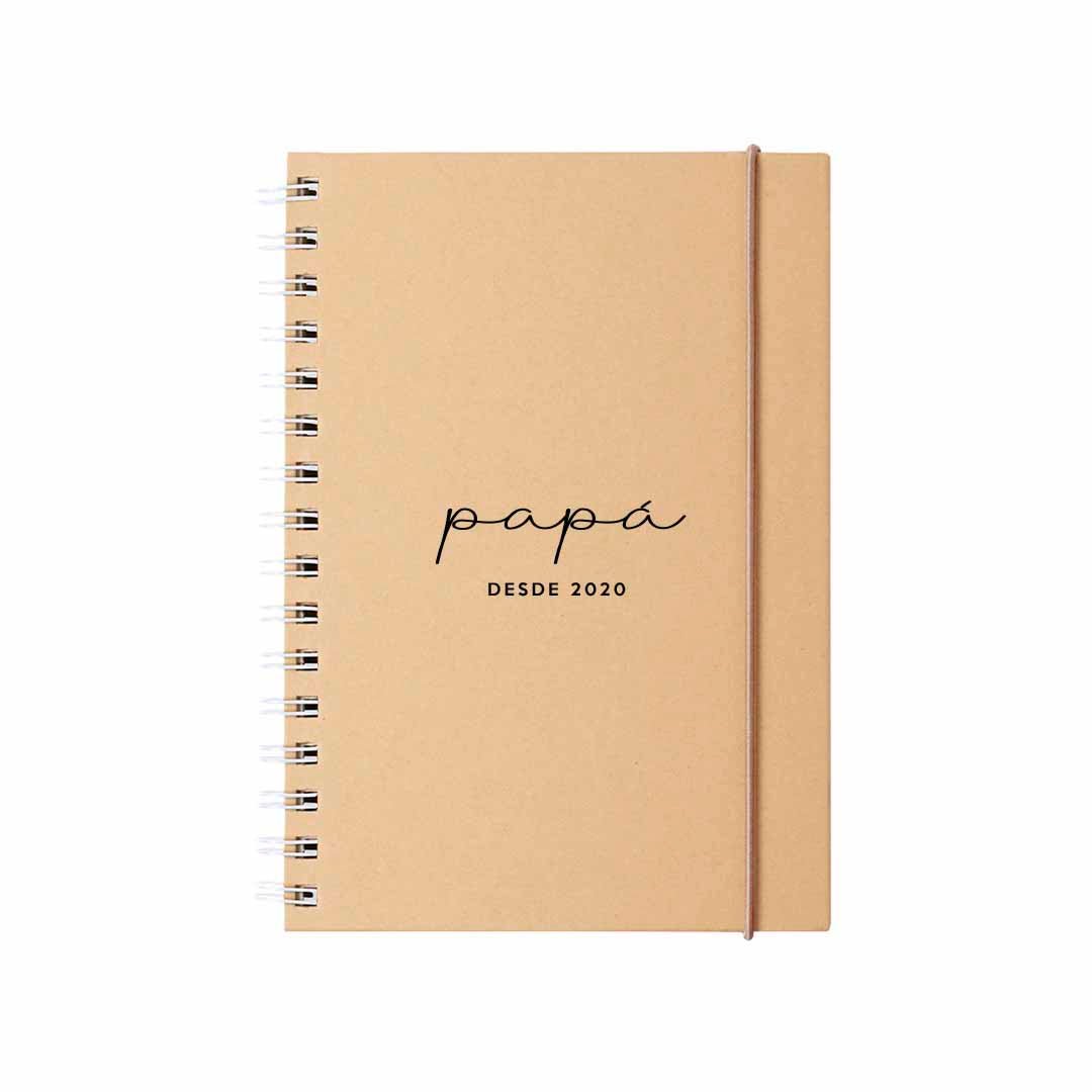 Cuadernos personalizado para regalar el día del padre #color_Negro