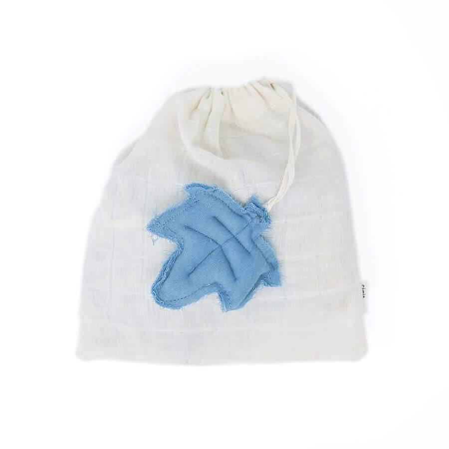 Guirnalda Decorativa Hojas Otoñales Tela #color_Azul
