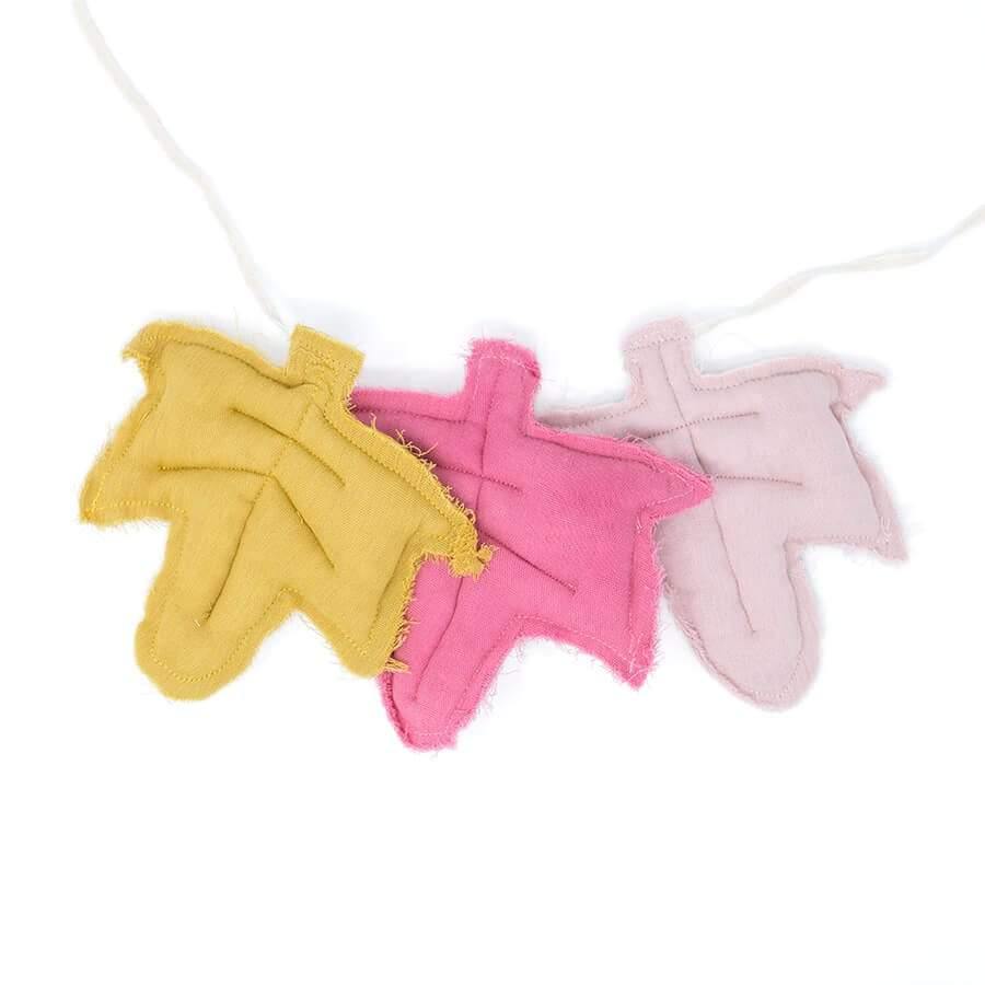 Guirnalda Decorativa Algodón Para Bebés #color_Rosa