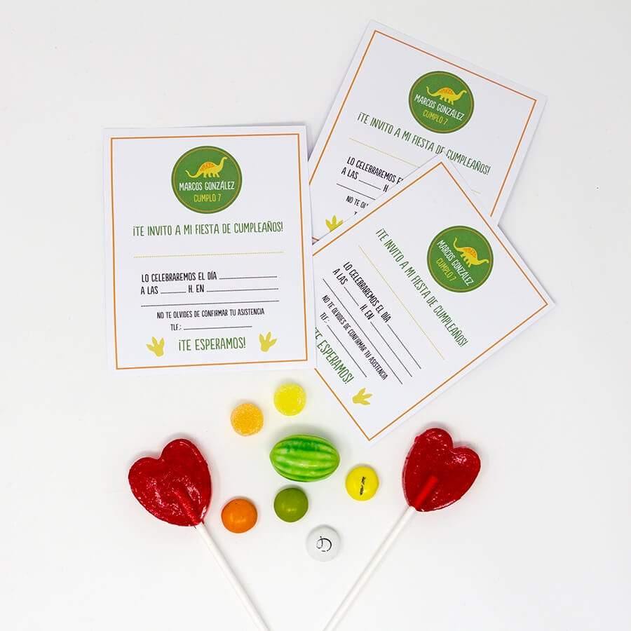Invitaciones Cumpleaños Dinosaurios