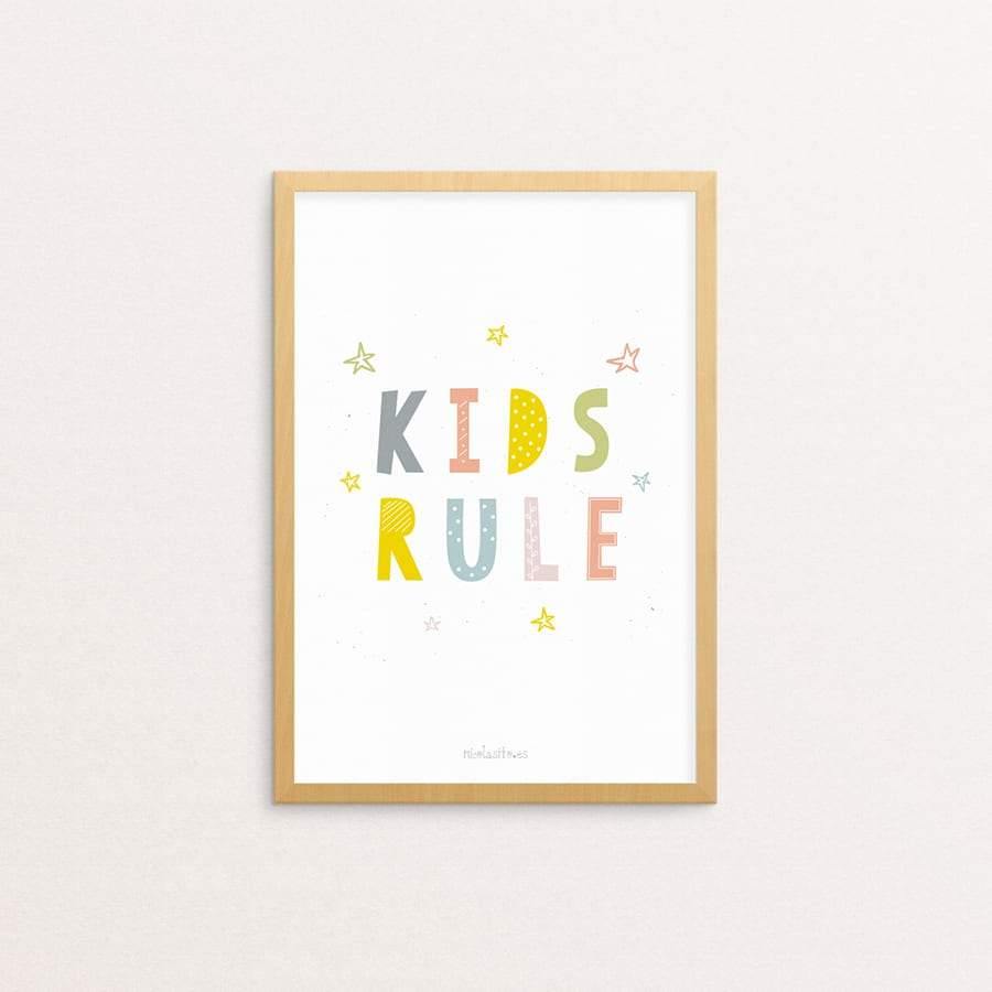 Lamina infantil Kids Rule pastel Nicolasito #color_Multicolor