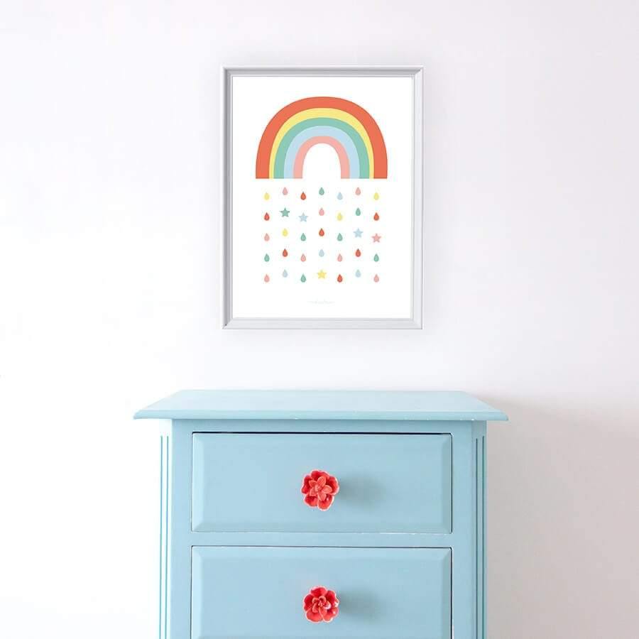 lámina arcoiris decoracion cuarto infantil#color_ Multicolor