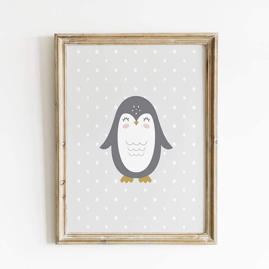 Lamina infantil animales Pinguino Nicolasito #modelo_Pingüino