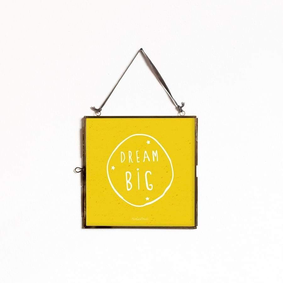 Lamina infantil Dream Big Nicolasito #medidas_23x23cm #color_Amarillo