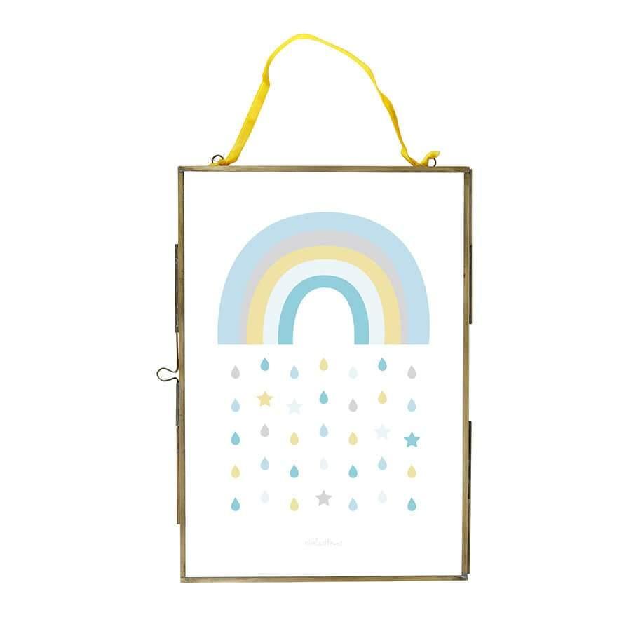 lámina arcoiris azul compra online nicolasito #color_ Pastel azul