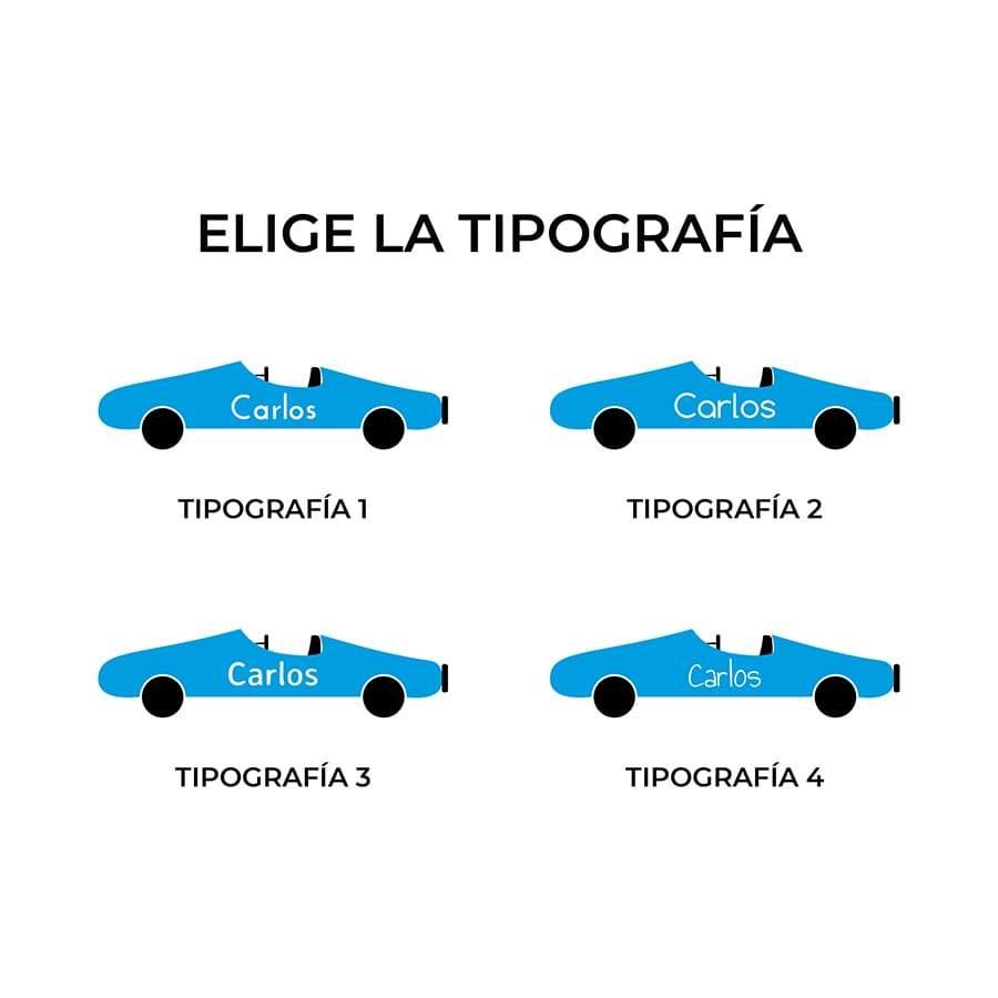 Lámina Personalizada Coche Deportivo - Nicolasito.es