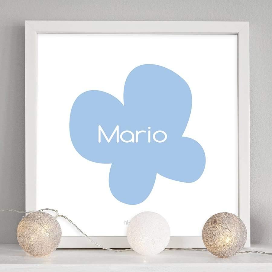 Ideas regalo bebé Lámina personalizada Mariposa