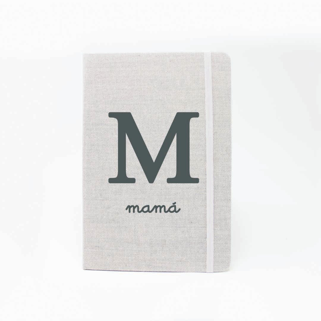 Comprar libreta personalizada de tela para regalar a mamá el día de la madre