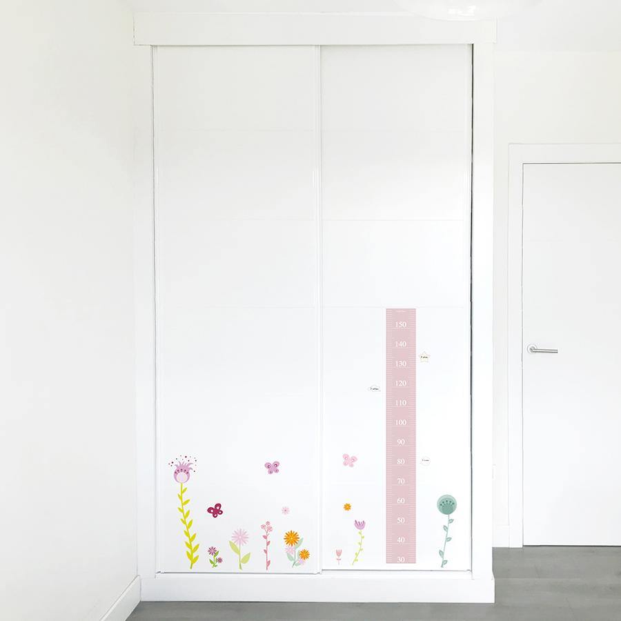 Vinilo medidor Cinta métrica rosa Nicolasito #color_Rosa