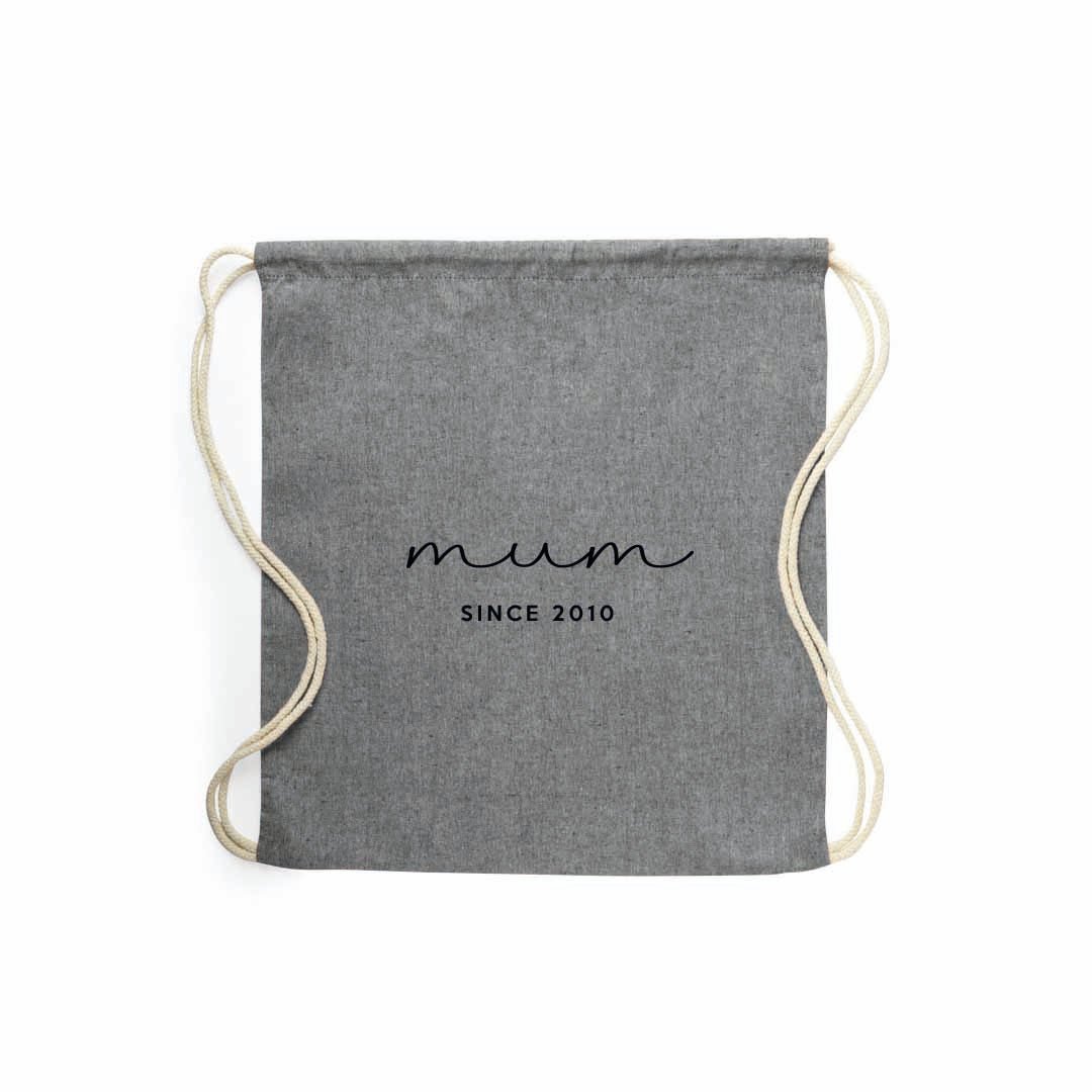 Comprar mochila personalizada para regalar a mamá el día de la madre #color_Gris