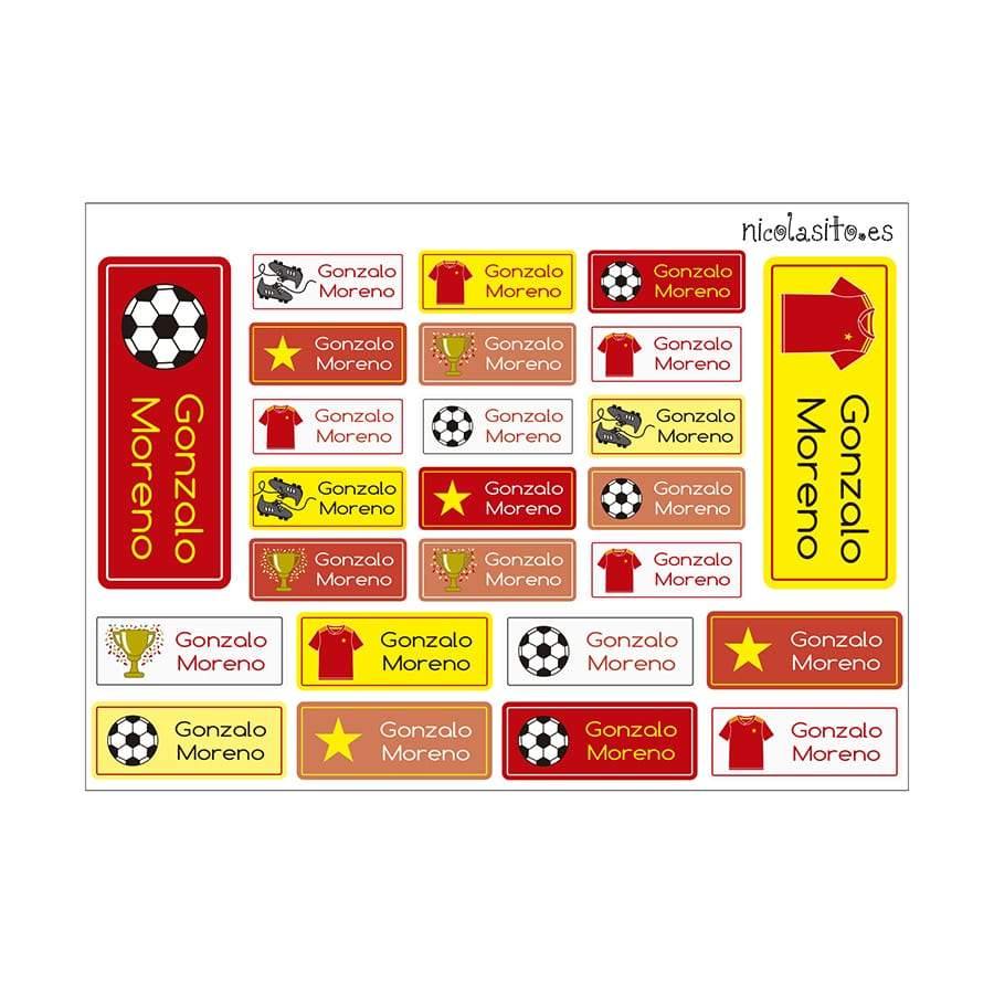 Pegatinas personalizadas Futbol Selección Española