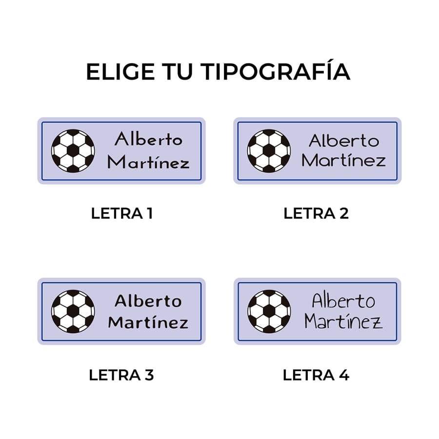 Etiquetas marcar ropa Futbol