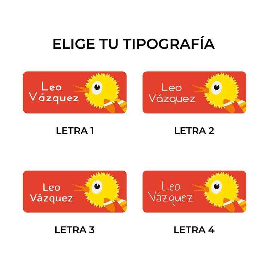 Pegatinas personalizadas Pajaros Nicolasito