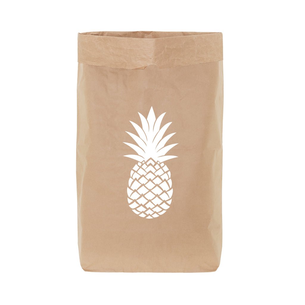 Comprar saco almacenaje Piña papel kraft piña blanca Nicolasito.es
