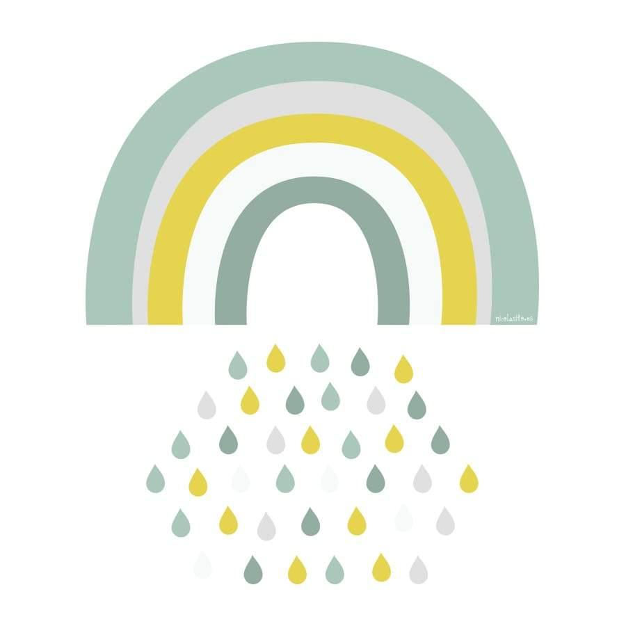 Comprar online vinilo arco iris grande #color_Pastel mint