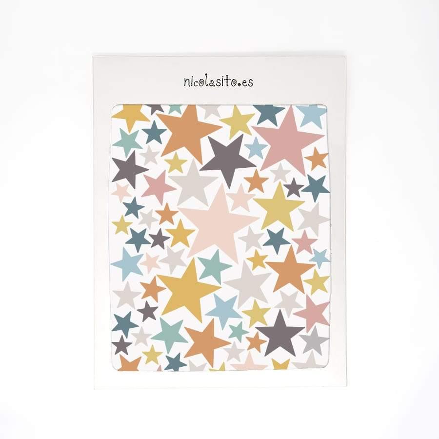 Paquete de vinilo decorativo estrellas pastel listo para enviar, presentación profesional - Nicolasito.es #color_Sunset
