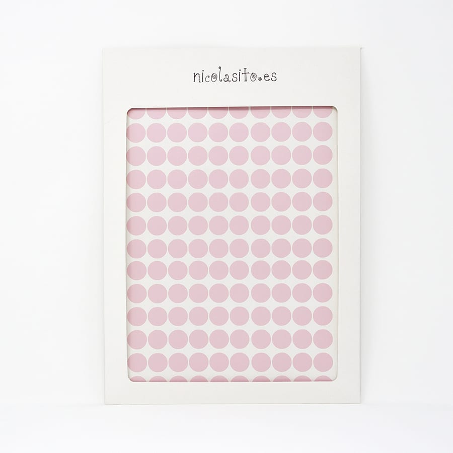 Vinilo mini dots rosa Nicolasito #color_Rosa