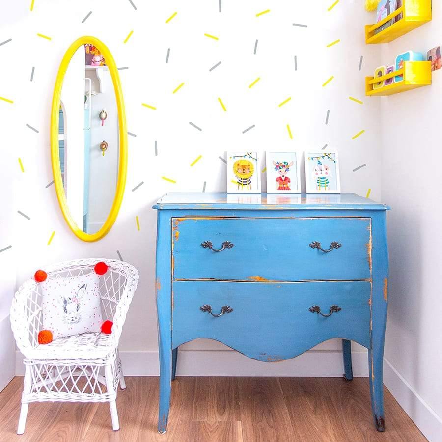 Vinilos infantiles decorativos mini Sprinkles Nicolasito #color_Gris Claro