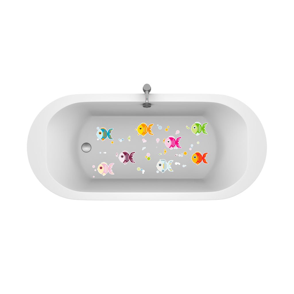 Antideslizantes infantiles baño Peces de colores