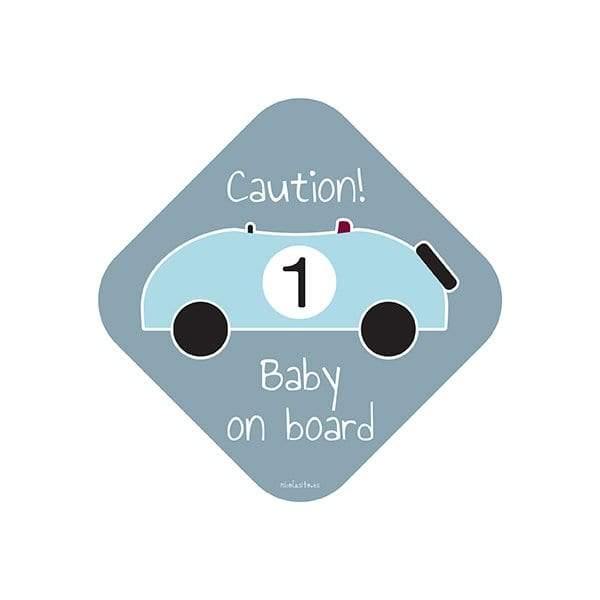 pegatina baby on board boy sticker nicolasito