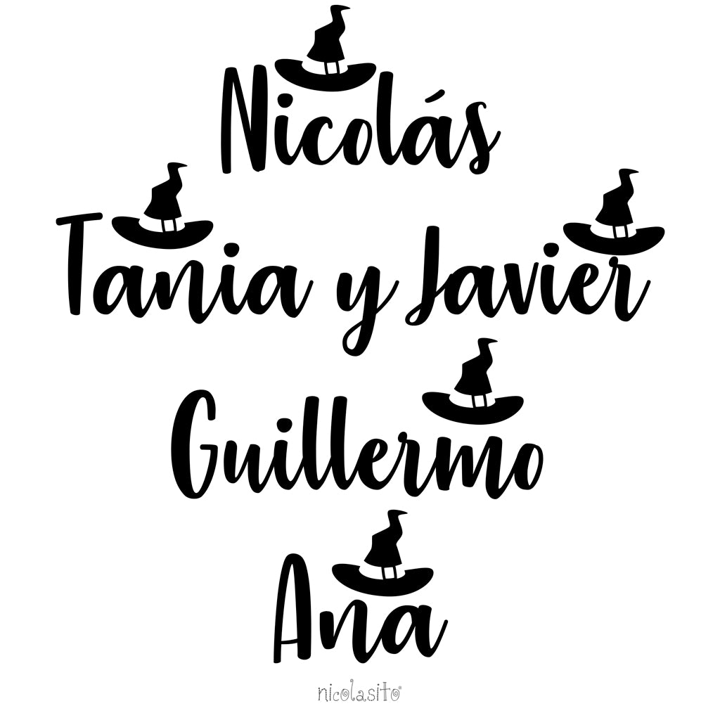 Bolsa personalizada Halloween para caramelos Nicolasito.es